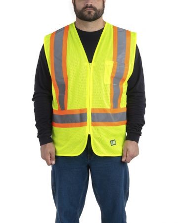 Berne Adult Unisex Hi-Vis Class 2 Multi-Color Safety Vest